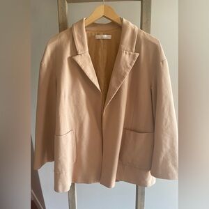 Liviana conti oversized Tan Blazer with pockets size 42